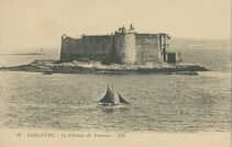 Cartolis Carantec (Finistère) - Le château du Taureau.