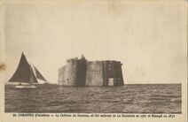 Cartolis Carantec (Finistère) - Le château du Taureau, où fut enfermé de La Cha ...