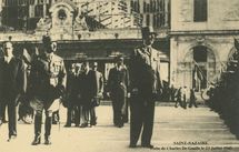 Visite de Charles de Gaulle le 23 Juillet 1945