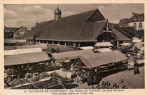 Les Halles du FAOUET, un jour de foire The market-place on a fair day