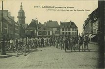 L'exercice des troupes sur la Grande Place