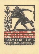 Carte de voeux des Seiz Breur | Calligraphy PRINT