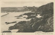 Cartolis Camaret-sur-Mer (Finistère) - La Plage et l'Hôtel du Tas de Pois