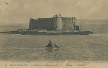 Cartolis Carantec (Finistère) - Le château du Taureau où fut enfermé Blanqui