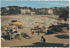 Cartolis Dinard (Ille-et-Vilaine) - La Plage, vue de la terrasse du Crystal