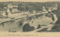 Cartolis Pont-Aven (Finistère) - Vue générale du Port.