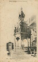 Cartolis Guimiliau (Finistère) - Baptistère de Guimiliau