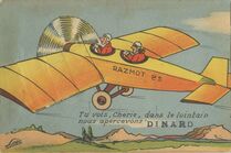 Cartolis Dinard (Ille-et-Vilaine) - Tu vois, Chérie, dans le lointain nous apercevons ...