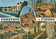 Cartolis Civray (Vienne) - Le pont sur la Charente