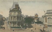 Cartolis Dinard (Ille-et-Vilaine) - La Villa Emeraude et le Boulevard de l'Ecluse