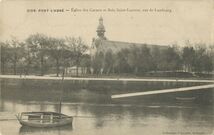 Cartolis Pont-l'Abbé (Finistère) - Eglise des Carmes et Bois Saint-Laurent vus de Lam ...