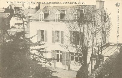 Cartolis Dinard (Ille-et-Vilaine) - Villa MATHILDE, rue de la Malouine, DINARD