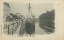 Cartolis Quimper (Finistère) - Le port de l'Odet