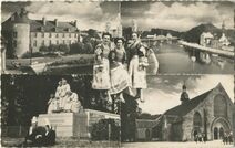 Cartolis Pont-l'Abbé (Finistère) - Le Château - La rivière - Le monument