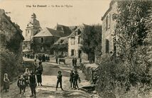 Cartolis Le Faouët (Morbihan) - La Rue de l'Église