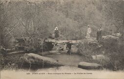 Cartolis Pont-Aven (Finistère) - Pont rustique du Plessis