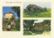 Cartolis Neuville-de-Poitou (Vienne) - Le Tour - Le Dolmen - Le Château de Furigny