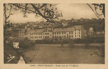 Cartolis Pont-de-Buis (Finistère) - Ecole vue de TY-BEUZ.