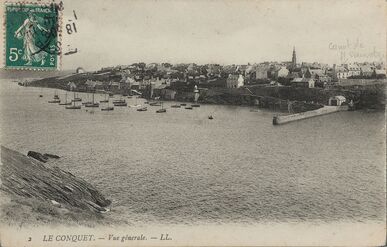 Cartolis Le Conquet (Finistère) - Vue générale.