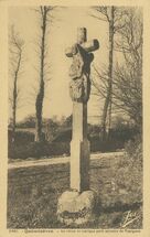 Cartolis Quéménéven (Finistère) - Le vieux et rustique petit calvaire de Pontguen