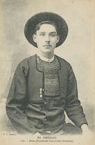 Cartolis Sans (Finistère) - Jeune homme de Pont-l'Abbé