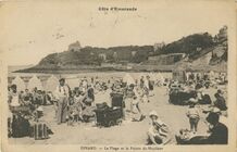 Cartolis Dinard (Ille-et-Vilaine) - La Plage et la Pointe du Moulinet