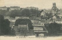 Cartolis Quimperlé (Finistère) - Vue prise de la Montagne de Lovignon