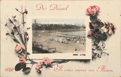 Cartolis Dinard (Ille-et-Vilaine) - De Dinard Je vou senvoie ces Fleurs