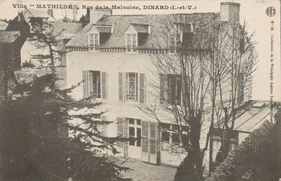 Cartolis Dinard (Ille-et-Vilaine) - Villa MATHILDE, Rue de la Malouine