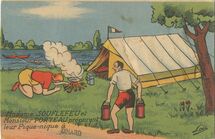 Cartolis Dinard (Ille-et-Vilaine) - Madame Souflefeu et Monsieur Porteau préparent le ...
