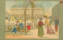 Cartolis Paris (Paris) - L'ENTREE DU METROPOLITAIN