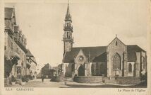 Cartolis Carantec (Finistère) - La Place de l'Eglise