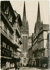 Cartolis Quimper (Finistère) - Vieilles Maisons de la rue Kéréon