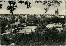 Cartolis Quimper (Finistère) - Le Champ de Bataille et la Cathédrale prise du Mo ...