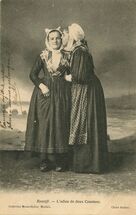 Cartolis Roscoff (Finistère) - L'Adieu des deux Cousines.