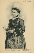 Cartolis Rosporden (Finistère) - Jeune Fille DE ROSPORDEN