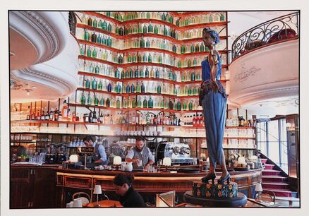 Cartolis Chamonix-Mont-Blanc (Haute-Savoie) - Le restaurant Rose du Pont.