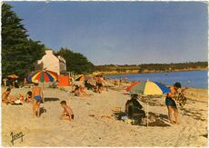 Cartolis La Forêt-Fouesnant (Finistère) - La Plage de Kerléven.