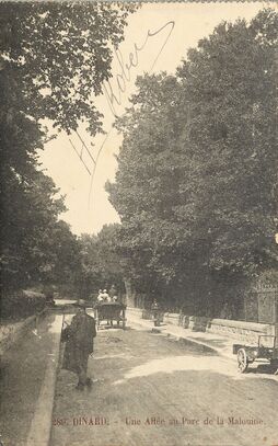 Cartolis Dinard (Ille-et-Vilaine) - Une Allée au Parc de la Malouine