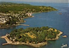 Cartolis Douarnenez (Finistère) - L'ile Tristan et la pointe de Tréboul