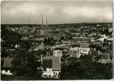 Cartolis Quimper (Finistère) - Vue Panoramique sur les Clochers de la Cathédrale