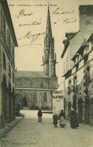 Cartolis Châteaulin (Finistère) - La Rue de l'Eglise