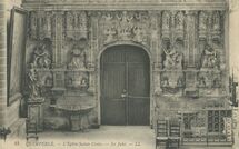 Cartolis Quimperlé (Finistère) - L'Église Sainte Croix.