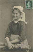 Cartolis Quimperlé (Finistère) - Jeune fille de Quimperlé