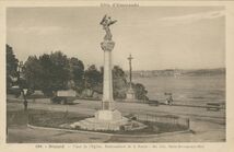 Cartolis Dinard (Ille-et-Vilaine) - Place de l'Eglise, Embouchure de la Rance