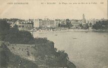 Cartolis Dinard (Ille-et-Vilaine) - La Plage, vue prise du Bec de la Vallée