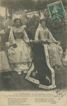 Cartolis Pont-Aven (Finistère) - Leurs Majestés, les Reines des Fleurs de Blé Noi ...