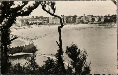 Cartolis Dinard (Ille-et-Vilaine) - Vue sur la plage de l'écluse