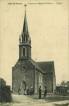 Cartolis Guer (Morbihan) - St-Raoul, commune de Guer (Morbihan) - L'Eglise