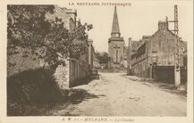 Cartolis Melrand (Morbihan) - Le Clocher